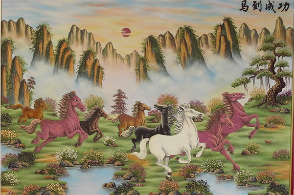 quà tặng tân gia tranh mã đáo thành công