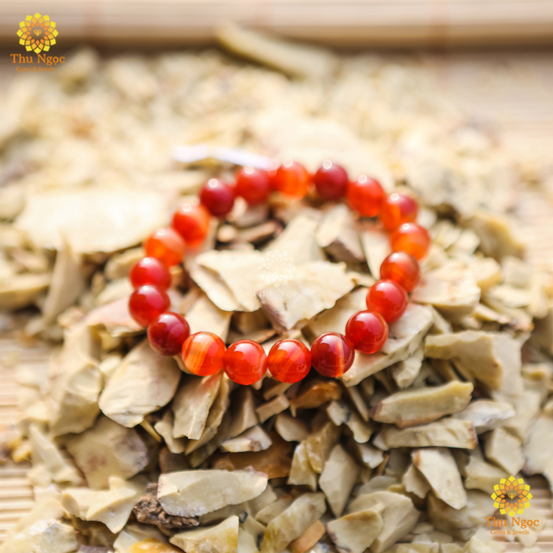 Trang sức đá phong thủy - Dây tay mã não