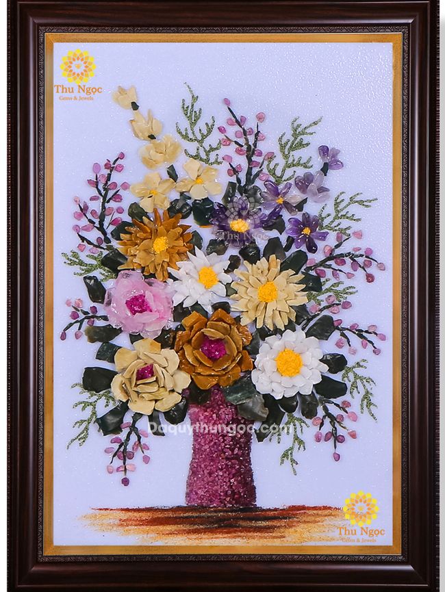 Tranh hoa phong thủy - Hoa cúc