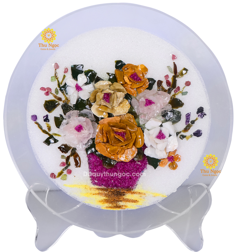 Tranh hoa phong thủy Thu Ngọc