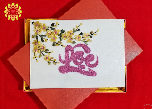 tặng tranh chữ cho cha mẹ