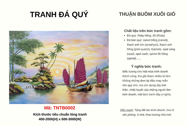 Tranh thuận buồm xuôi gió
