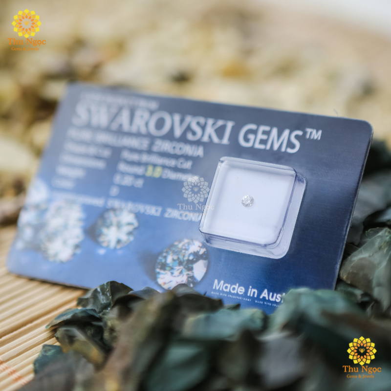 Trang sức đá phong thủy - Kim cương nhân tạo swarovski