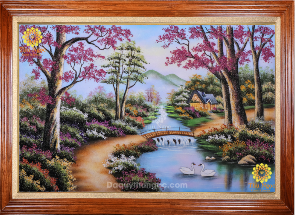 các mẫu tranh đá quý