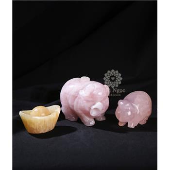 Lợn thạch anh hồng, đỉnh vàng