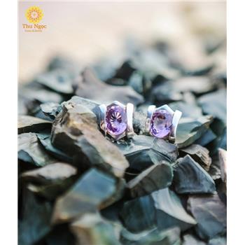 Nhẫn vàng nam bọc đá Ruby đẹp