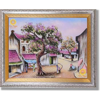 Tranh Phố Cổ (mẫu 2)
