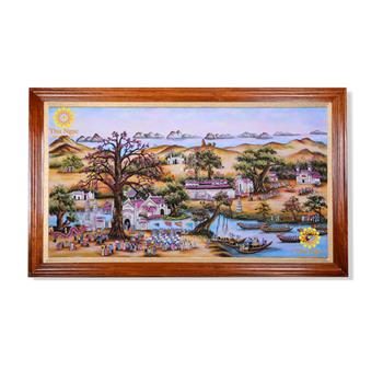 Tranh Xuân Đất Việt - Mẫu 1