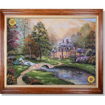 Tranh phong cảnh Châu Âu (Mẫu 2)