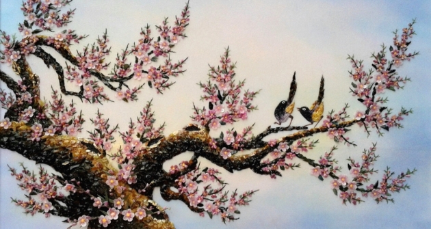 Mua tranh đá quý làm quà tặng tết đẳng cấp và sang trọng