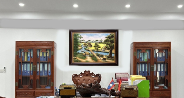 TRANH ĐÁ QUÝ THU NGỌC XUẤT NGOẠI SANG THỦ ĐÔ VIENTIANE - LÀO